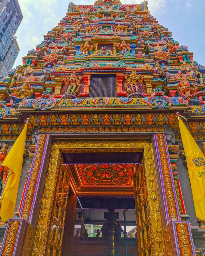 Hindu temple Bangkok Silom