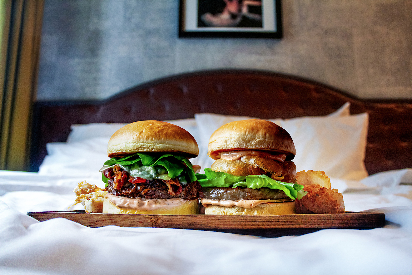 Burgers in Bed Staycation at Hotel G Singapore