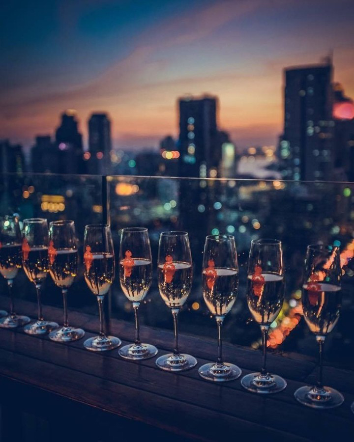 Sunset in Bangkok | Scarlett rooftop bar in Bangkok