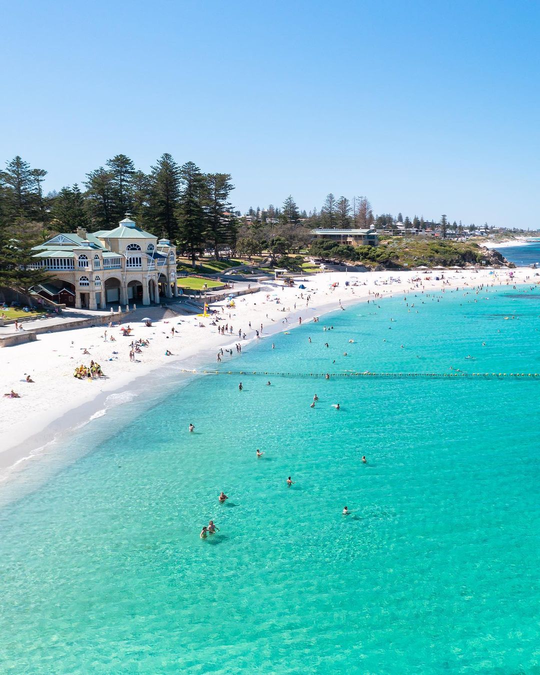 Cottesloe beach in Perth